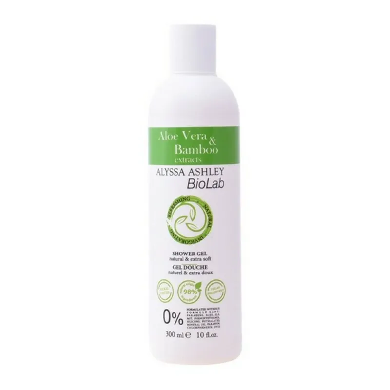 Dušas želeja Alyssa Ashley Biolab Aloe & Bamboo (300 ml)