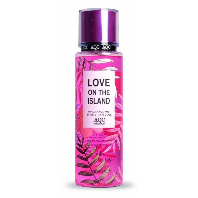 Спрей для тела AQC Fragrances   Love on the island 200 ml