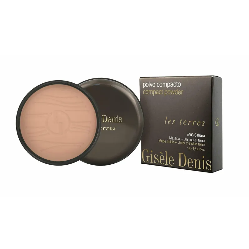 Kompaktiška pudra Gisèle Denis Les Terres Nº 03 Sahara 15 g