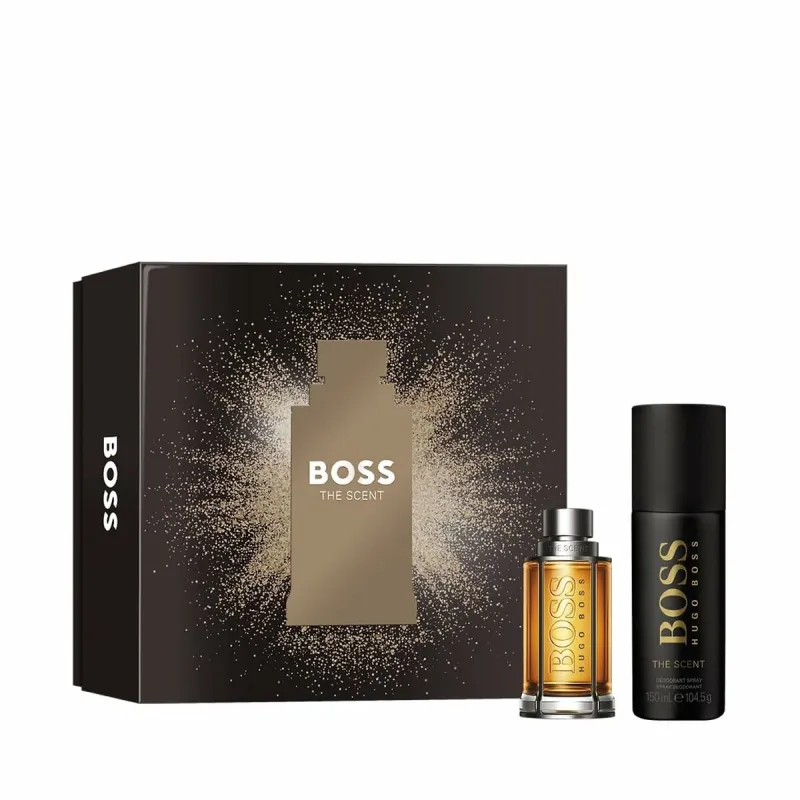 Miesten parfyymisetti Hugo Boss EDT BOSS The Scent 2 Kappaletta