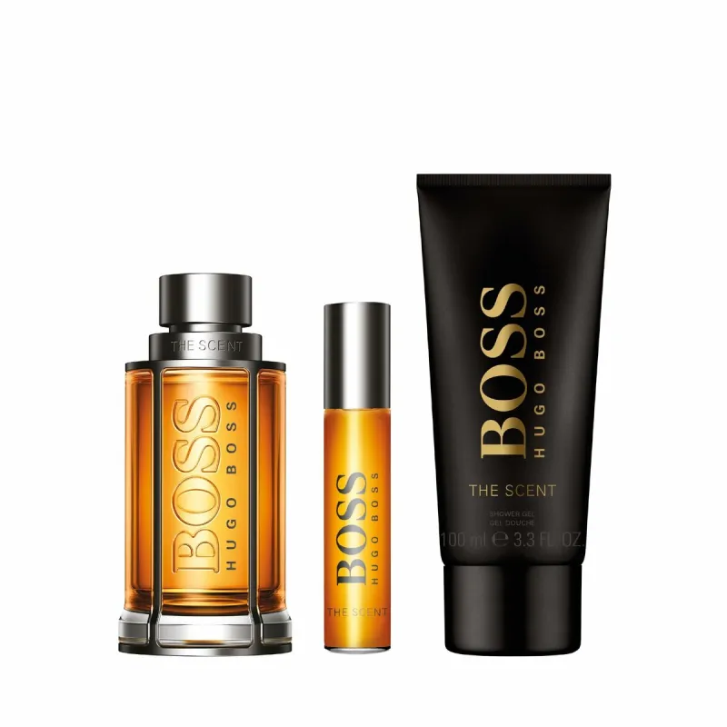Meeste parfüümi komplekt Hugo Boss EDT BOSS The Scent 3 Tükid, osad