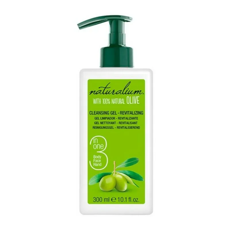 Dušo želė Naturalium 300 ml Alyvuogių aliejus Gaivinantis