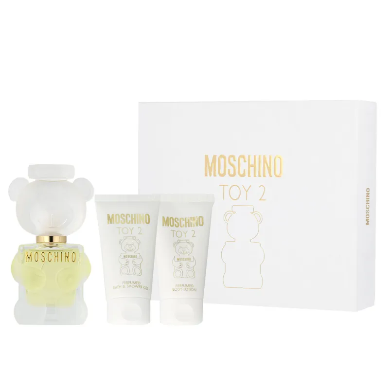 Vyriškų kvepalų rinkinys Moschino Toy 2 EDP 3 Dalys