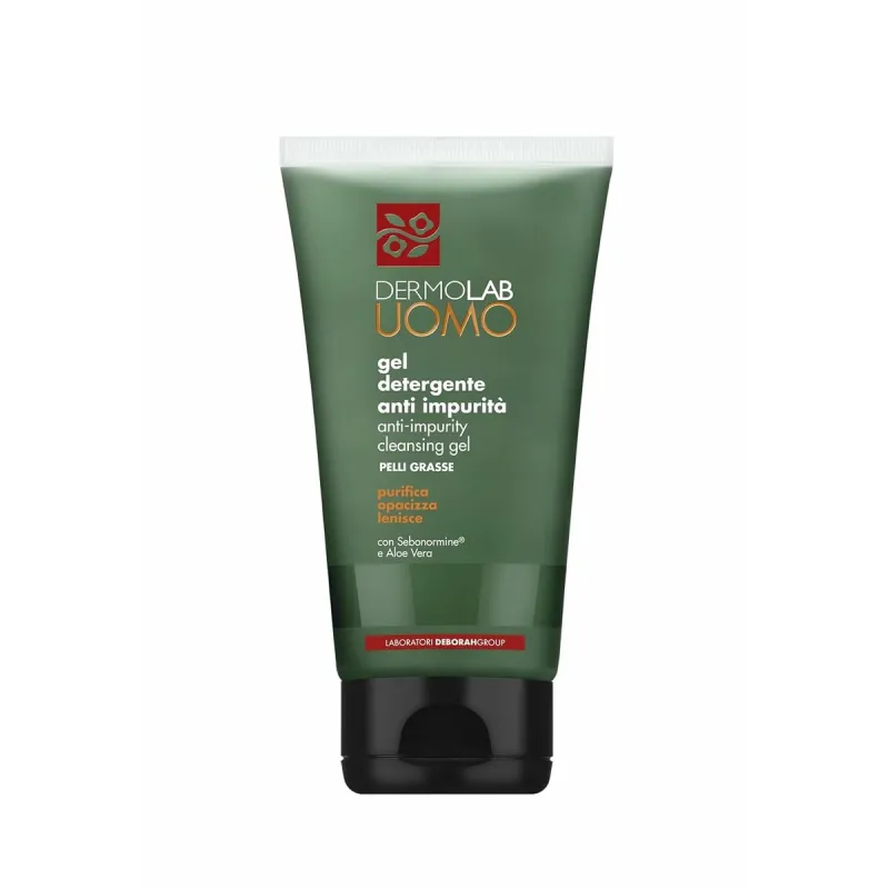 Kasvojen puhdistusgeeli Deborah Dermolab Uomo 150 ml