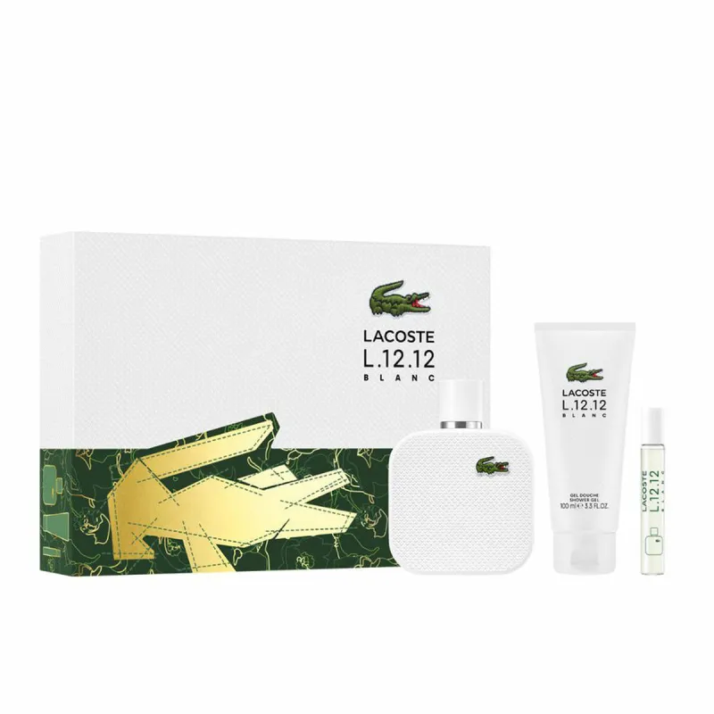 Meeste parfüümi komplekt Lacoste L. 12 .12  POUR LUI 3 Tükid, osad