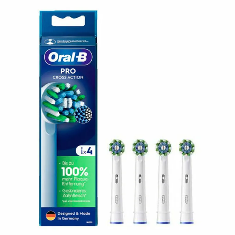 Pakeičiama galvutė Oral-B Pro Cross Action 4 vnt.