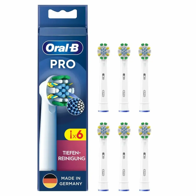 Vaihtopää Oral-B Pro Valkoinen 6 osaa