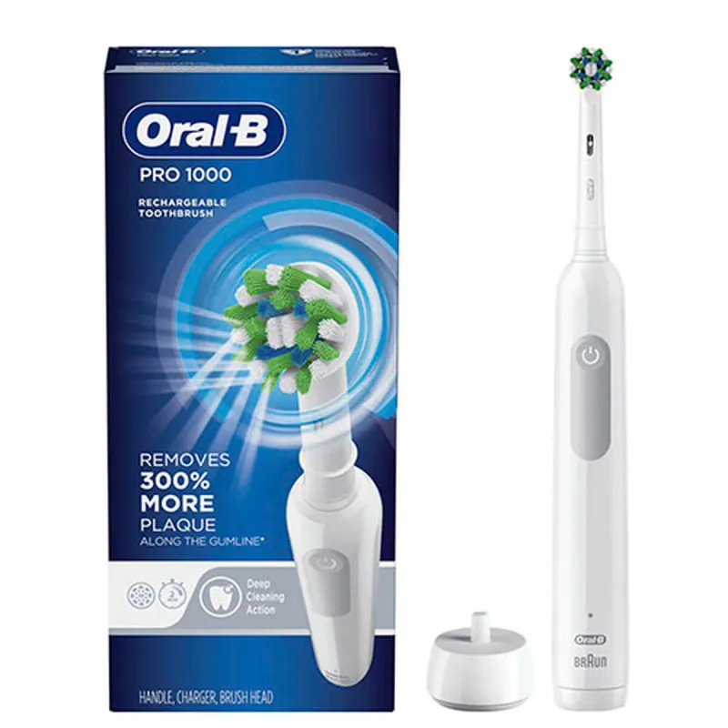 Elektrinis dantų šepetėlis Oral-B PRO 1 Balta