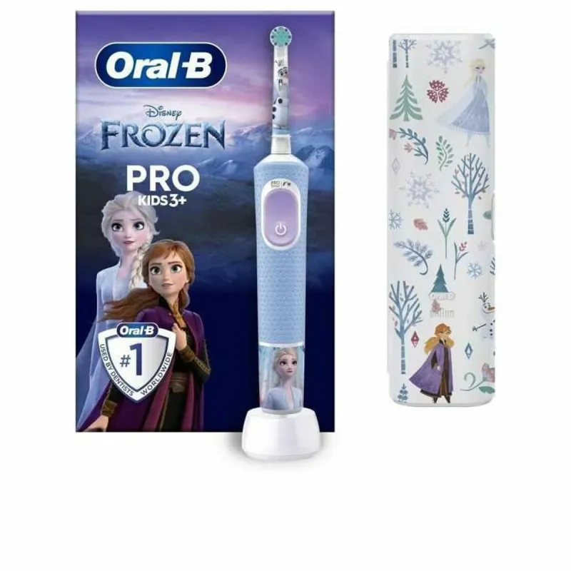 Электрическая зубная щетка Oral-B D100 KIDS Чёрный Черный/Серый