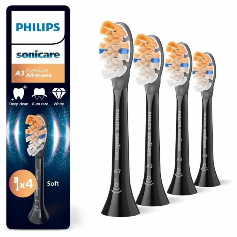 Replacement Head Philips Black 4 Units