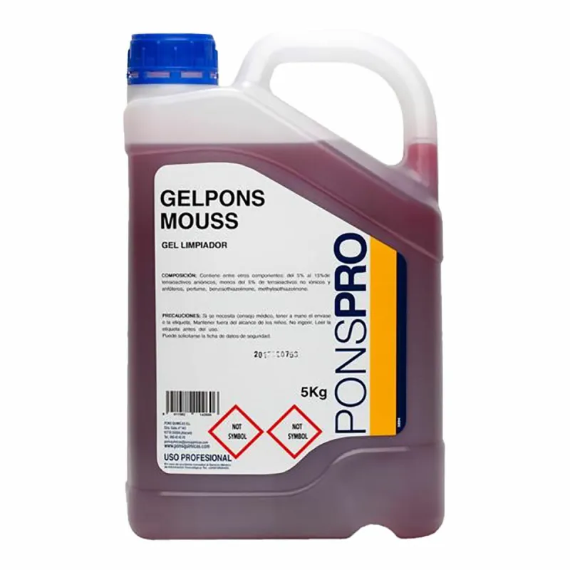 Käsisaippua Ponspro Gelpons Mouss Pinkki 5 L