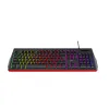 Keyboard Havit KB866Lbr Black Red QWERTY