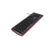 Keyboard Havit KB866Lbr Black Red QWERTY