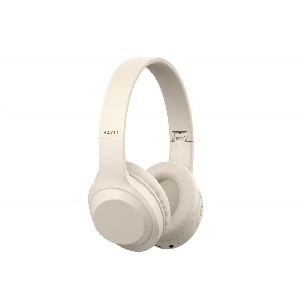 Bluetooth Austiņas ar Galvaspanti Havit H628BT Bēšs
