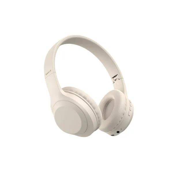 Bluetooth Austiņas ar Galvaspanti Havit H628BT Bēšs