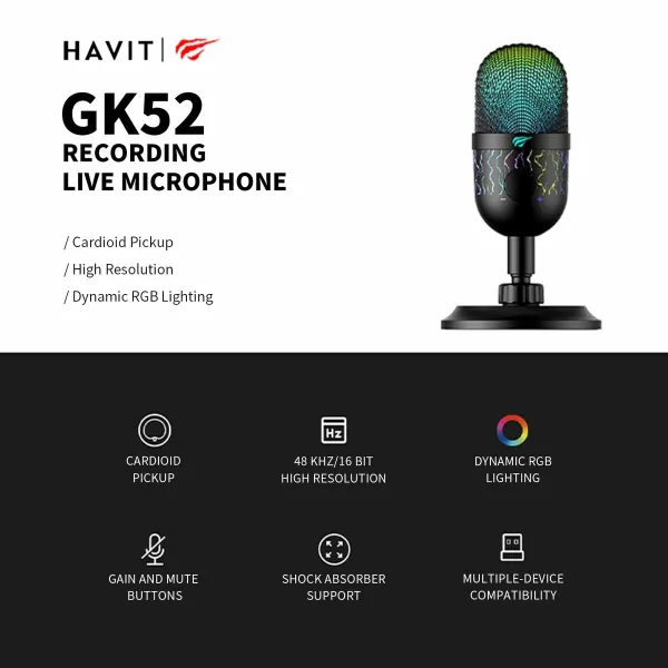Mikrofon Havit GK52
