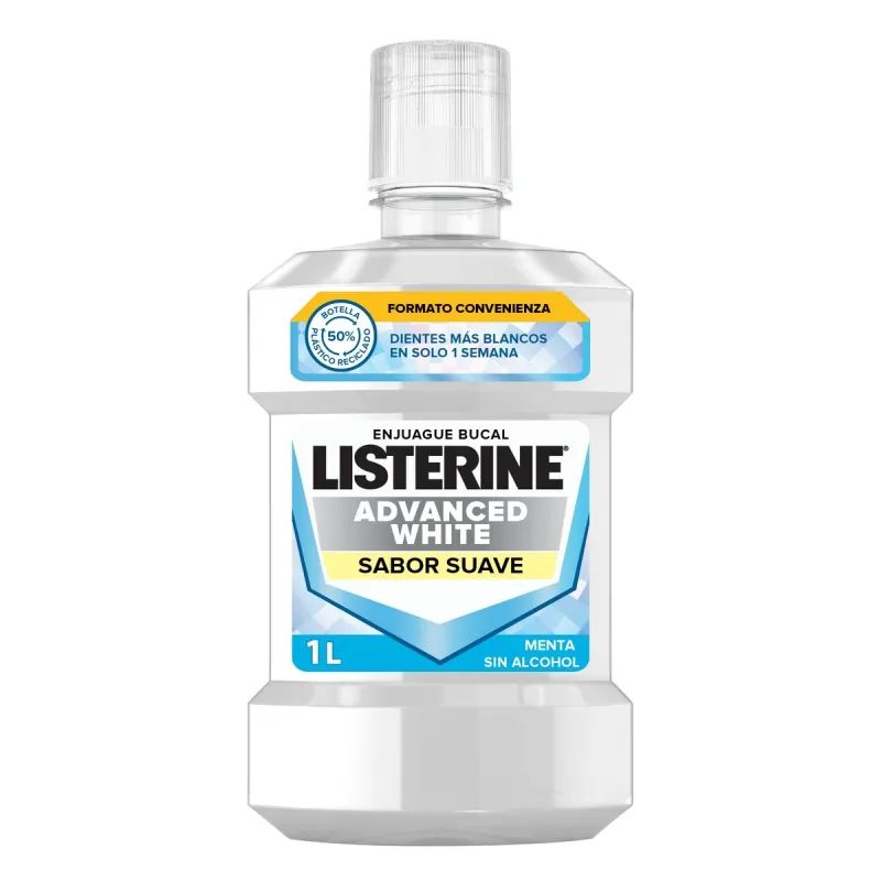 Suuvesi Listerine Advanced White 1 L Mintunvihreä