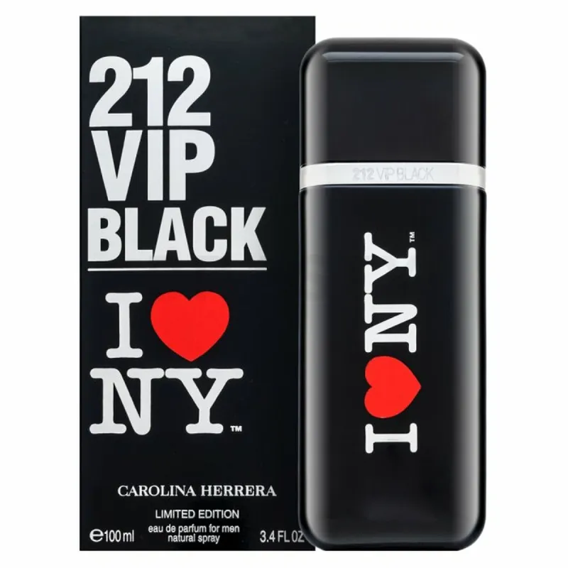 Vyrų kvepalai Carolina Herrera EDP 212 VIP Black I Love NY 100 ml