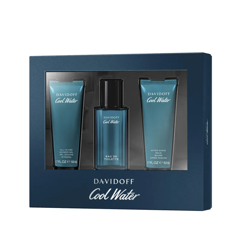 Set muški parfem Davidoff EDT Cool Water 3 Daudzums
