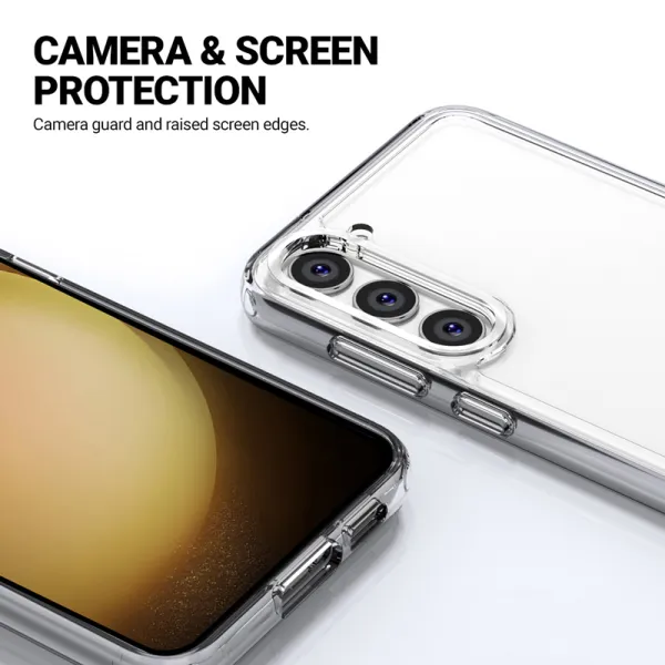 Crong Crystal Shield Cover - Samsung Galaxy S23 Case (Transparent)