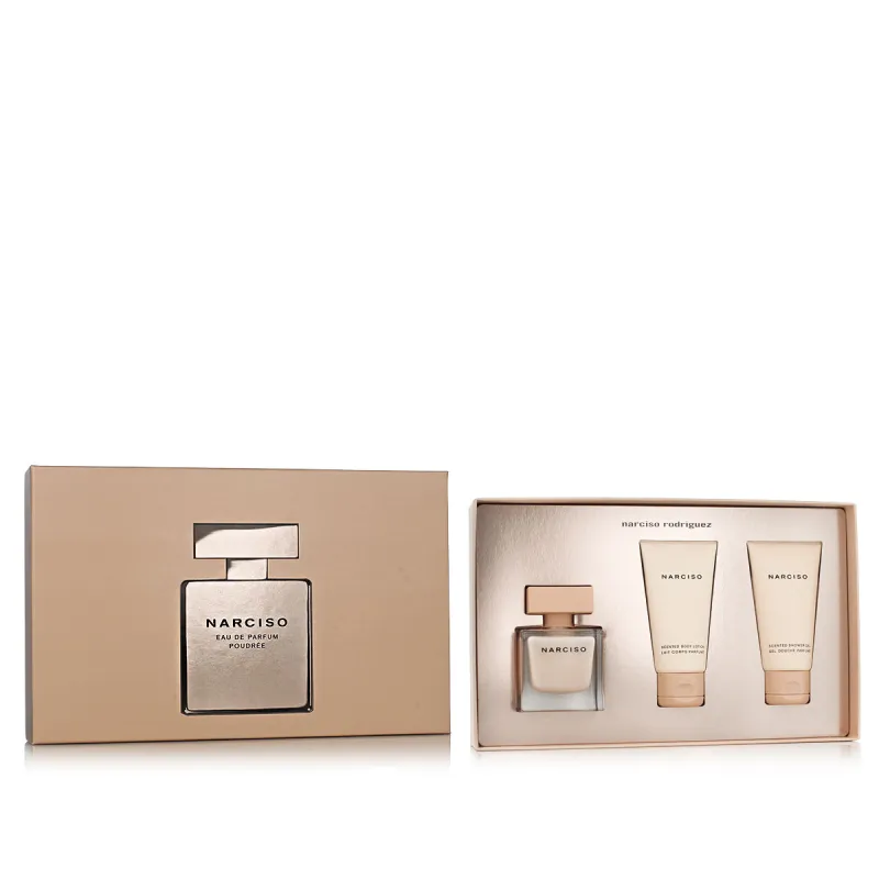 Naiste parfüümi komplekt Narciso Rodriguez Narciso Poudrée EDP 3 Tükid, osad
