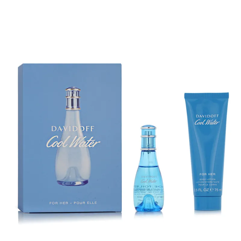 Женский парфюмерный набор Davidoff Cool Water 2 Предметы
