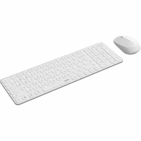 Keyboard and Mouse Rapoo 9310M White AZERTY