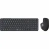 Keyboard and Mouse Rapoo 9760M Grey AZERTY