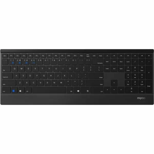 Klaviatūra Rapoo E9500M Melns AZERTY
