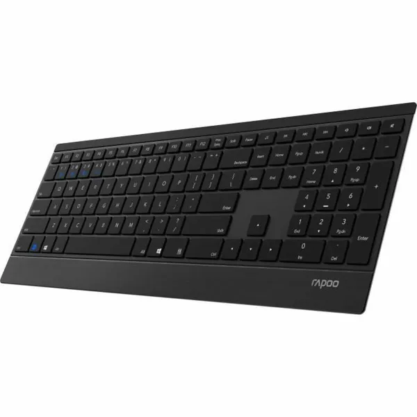 Klaviatūra Rapoo E9500M Melns AZERTY