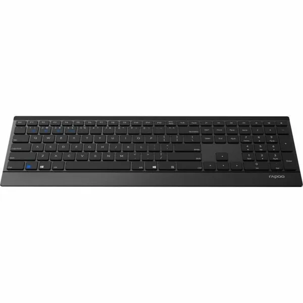 Klaviatūra Rapoo E9500M Melns AZERTY