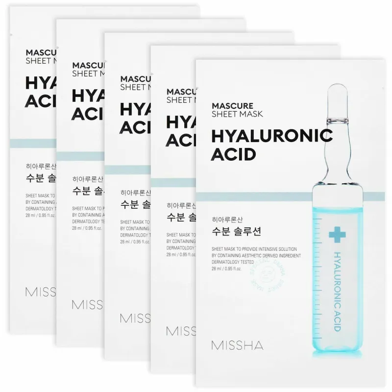 Sejas maska Missha Hyaluronic Acid 28 ml