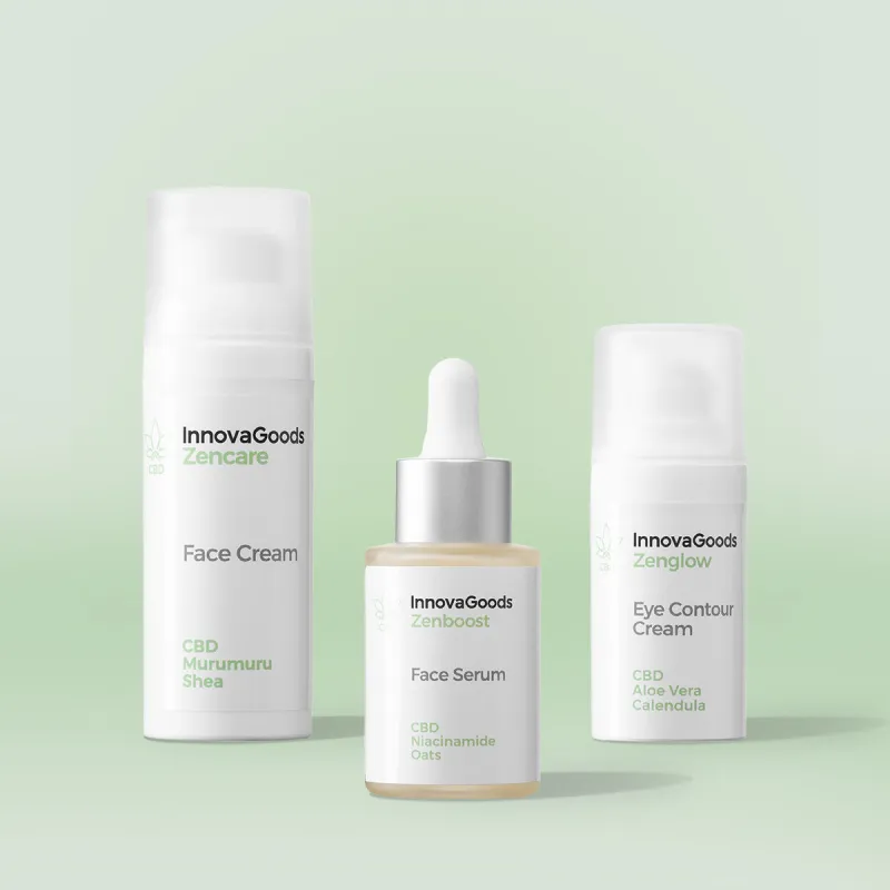 Sejas ādas mitrināšanas komplekts CBD InnovaGoods