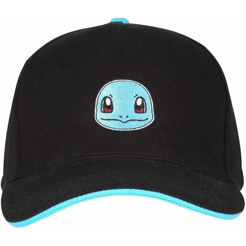 Unisex kepurė Pokémon Squirtle Badge Juoda Vienas dydis 58 cm
