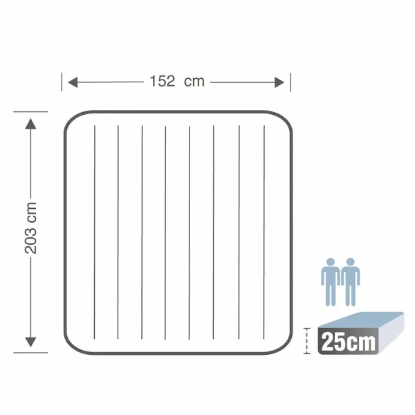 Надувной матрас Intex 152 x 25 x 203 cm
