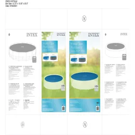 Swimming Pool Cover Intex 488 cm Solar Circular