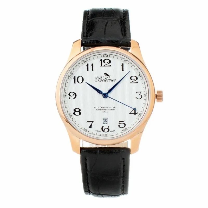 Vīriešu Pulkstenis Bellevue Rose Gold (Ø 40 mm)