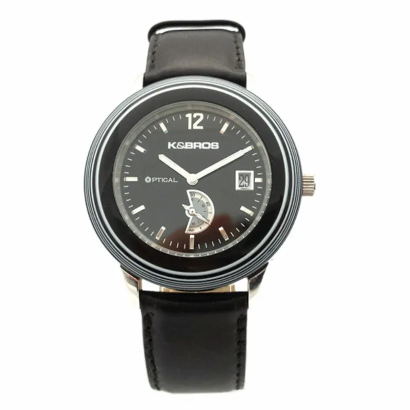 Laikrodis vyrams K&Bros 9431-1-600 Juoda