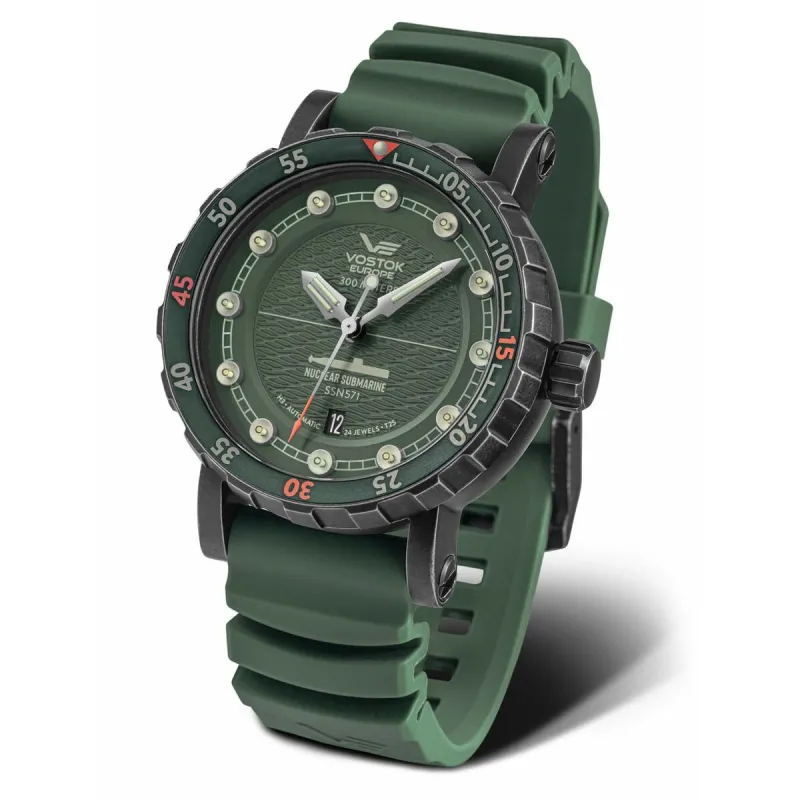 Мужские часы Vostok NH35A-571F608 Зеленый
