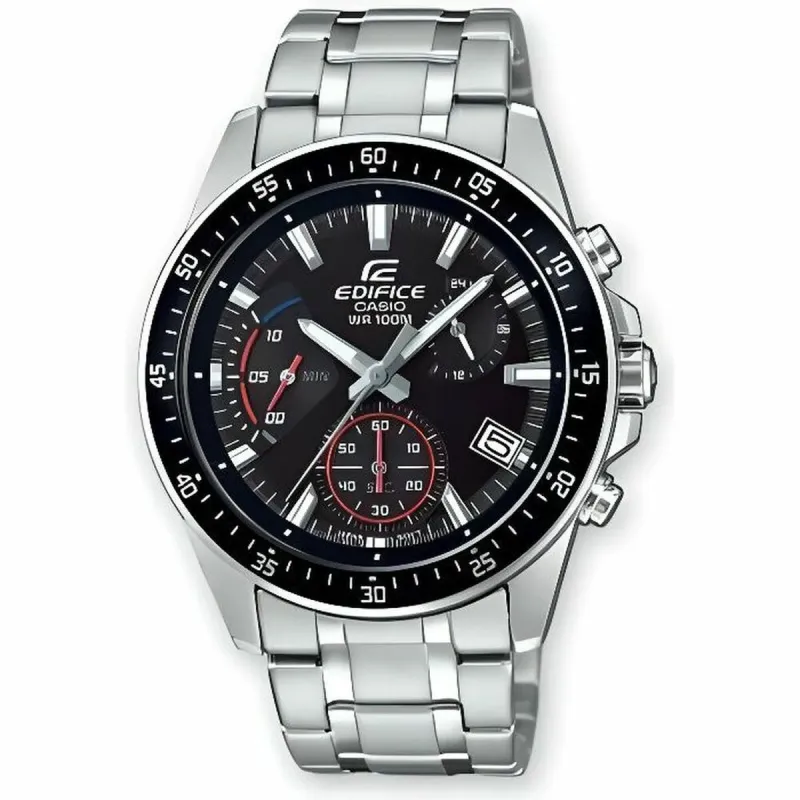 Laikrodis vyrams Casio EFV540D1AVUEF Juoda Sidabras