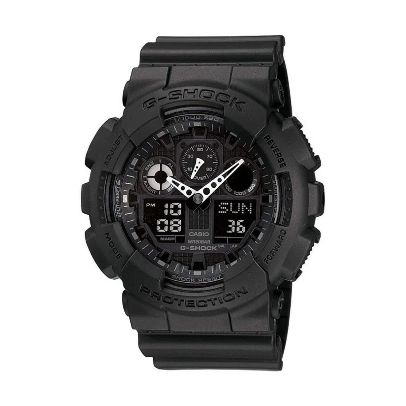 Miesten rannekellot Casio Musta