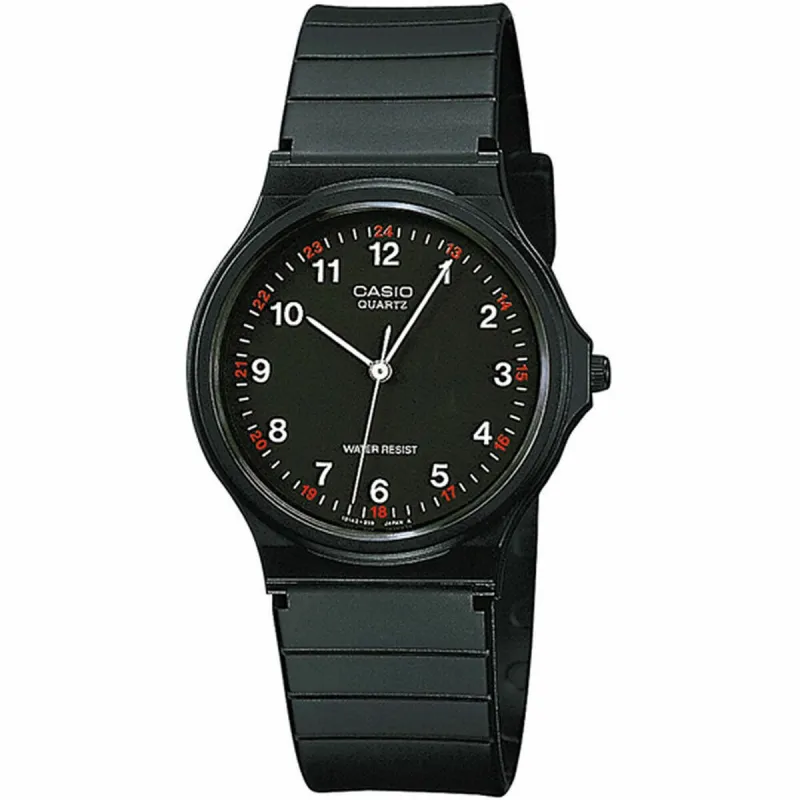 Vīriešu Pulkstenis Casio MQ-24-1BLLEG Melns (Ø 34 mm)