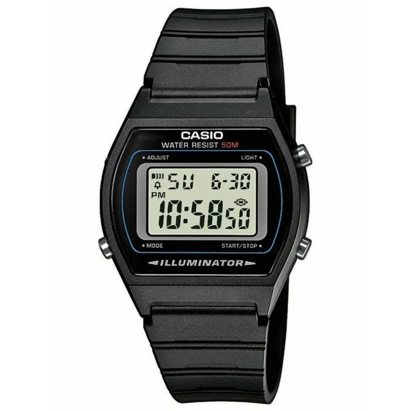 Unisex kellot Casio Musta noir Digitaalinen