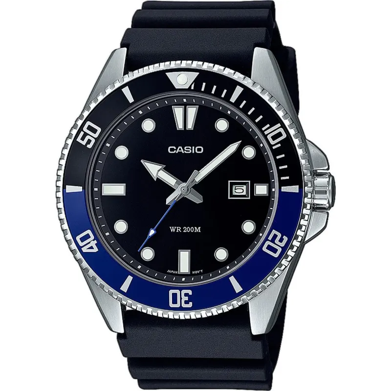 Laikrodis vyrams Casio MDV-107-1A2VEF Juoda (Ø 44 mm)
