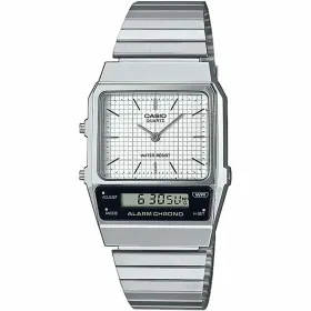 Unisex Watch Casio VINTAGE EDGY COLLECTION Silver (Ø 40 mm) (Ø 32 mm)