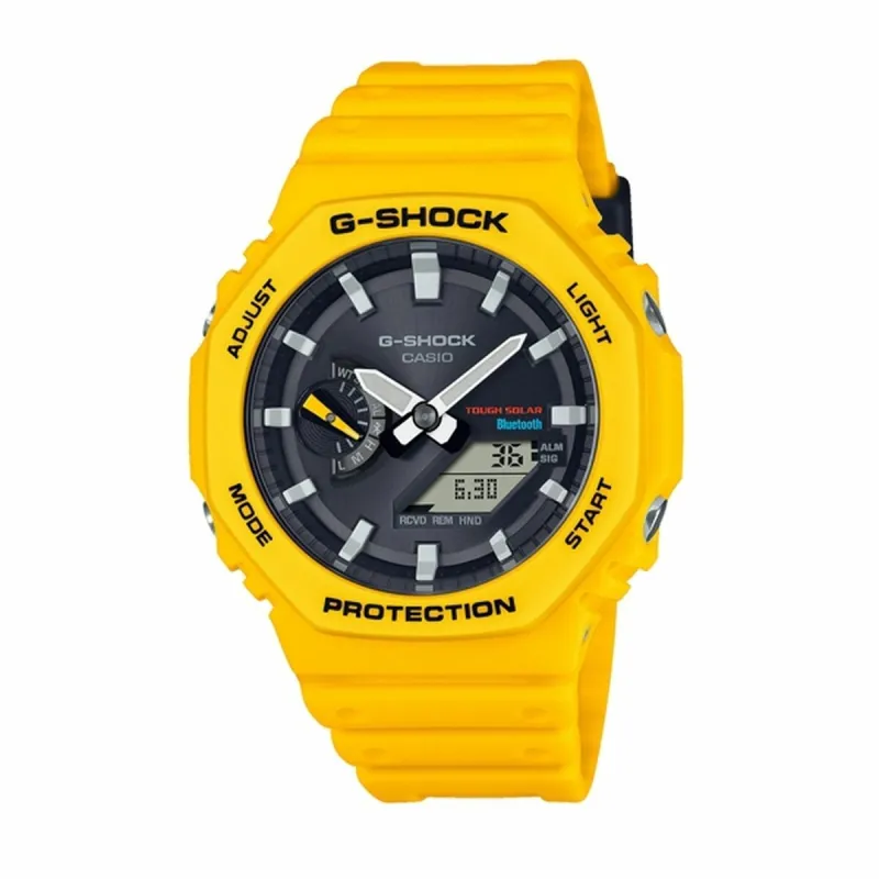 Vīriešu Pulkstenis Casio GA-B2100C-9AER Dzeltens