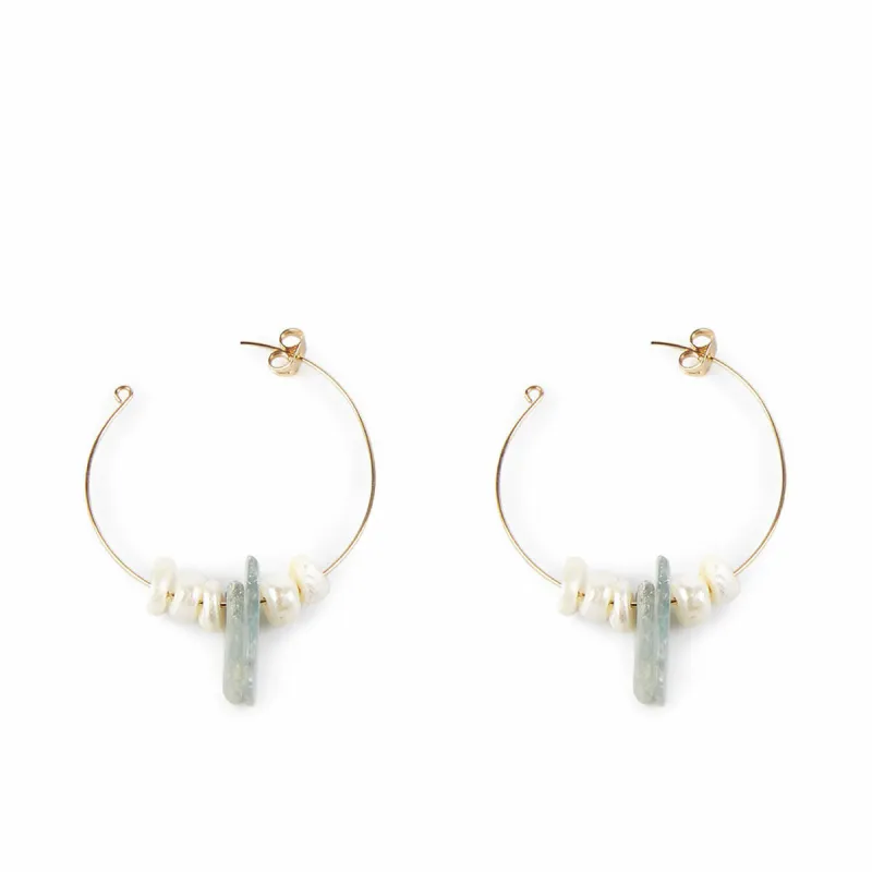 Sieviešu Auskari Shabama Lao Misiņš zeltīts Lodites 4 cm
