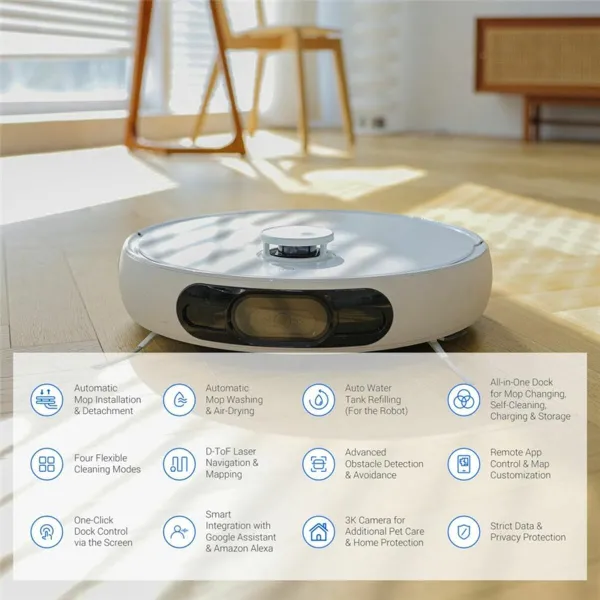 Robots Putekļsūcējs Ezviz