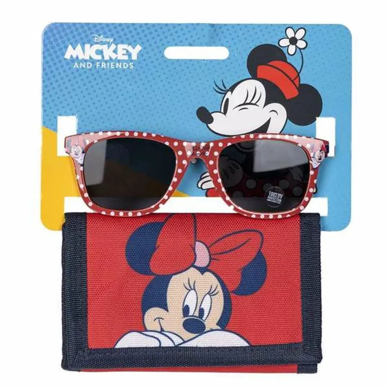 Aurinkolasi- ja lompakkosetti Minnie Mouse 2 Kappaletta