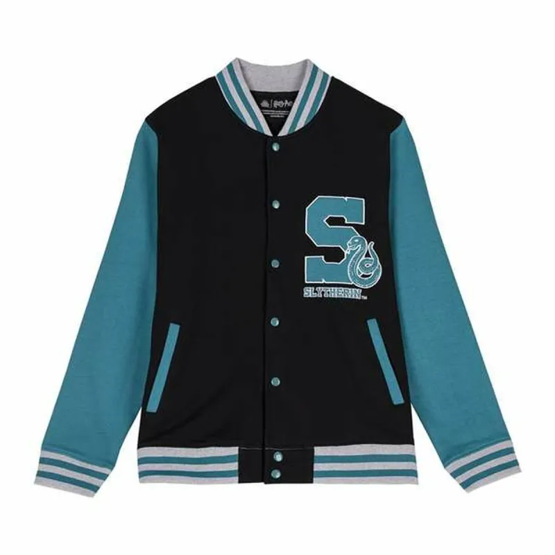 Unisex Sporta Krekls bez Kapuča Harry Potter Slytherin Zaļš XL